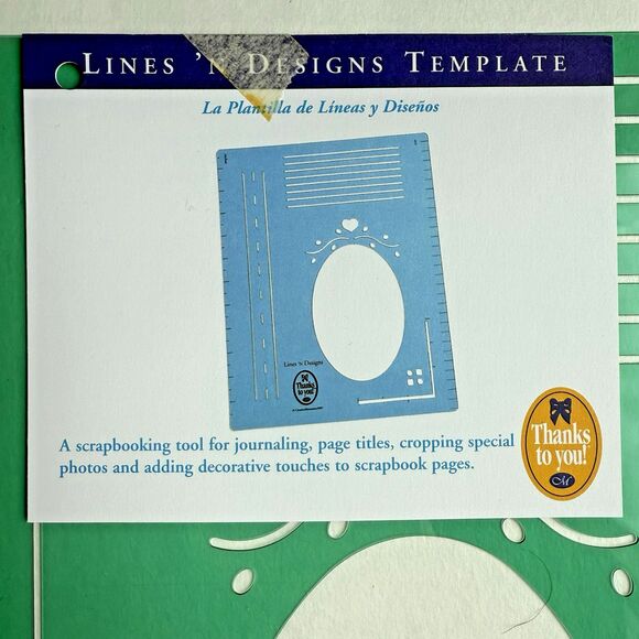 Set of 2 Creative Memories Templates Lines N Designs & Corners N Borders NEW - Picture 6 of 8